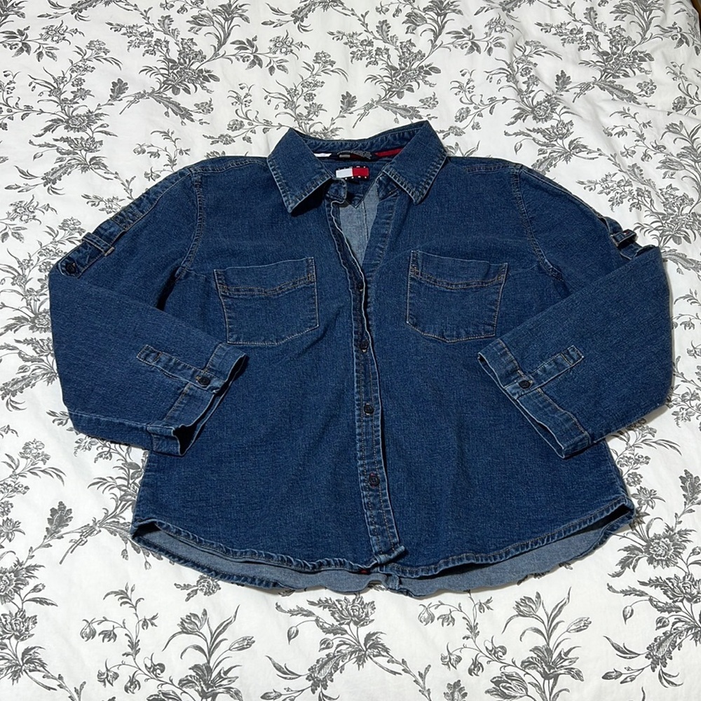 Tommy Hilfiger Denim Button Down Top